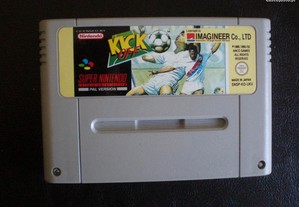 4 jogos SNES Nintendo Super Nintendo - Kick Off FIFA Soccer Shootout