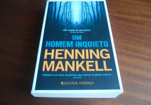 "Um Homem Inquieto" de Henning Mankell - 1ª Edição de 2012