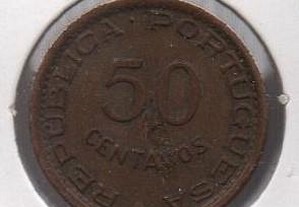 Guiné - 50 Centavos 1952 - bela