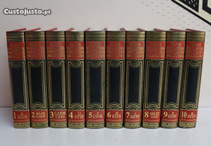 Conjunto de 40 Volumes  Grande Enciclopdia Portuguesa Brasileira 