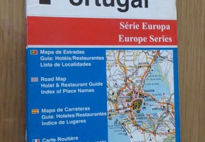 Mapa Turinha Portugal Maps Série Europa 1:600.000 - Com 5 Idiomas