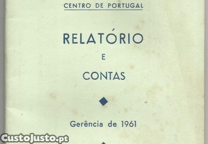 Grémio dos Agentes de Navegação do Centro de Portugal - Relatório de contas 1961- Portes Grátis