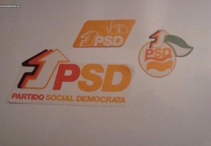 Autocolantes políticos PSD