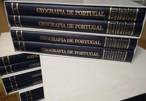 Geografia de Portugal, Orlando Ribeiro - 4 volumes - NOVOS