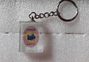 Porta - chaves signo Caranguejo / Cancer - portes incluidos
