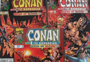 CONAN River of Blood 1 2 3 mini série completa Marvel Comics bd Banda Desenhada Americana