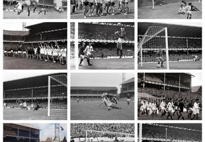 Lote de 31 fotografias do jogo Portugal vs Coreia do Norte (Mundial de 1966)