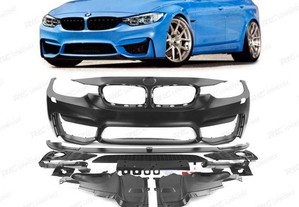 Pára-choques frontal para bmw serie 3 f30 f31 look m3 + lip frontal