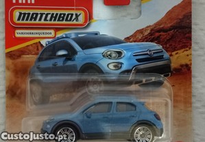 Fiat 500X 2016 Blue Matchbox