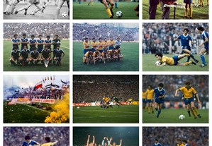 Lote de 52 fotografias do jogo FC Porto vs Juventus (Final da Taça das Taças 1984)
