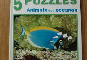 Animais dos Oceanos - 5 Puzzles