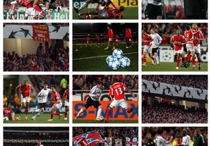 Lote de 53 fotografias do jogo SL Benfica vs Liverpool (Champions League 2005/06)