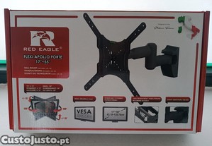 Suporte Lcd Red Eagle Flexi Apollo Forte 17-55 35KG Vesa 400/400