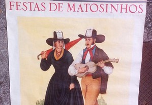 cartaz antigo festas Matosinhos 1978