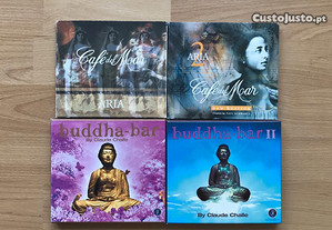 Discos cds Café del mar e Buddha bar