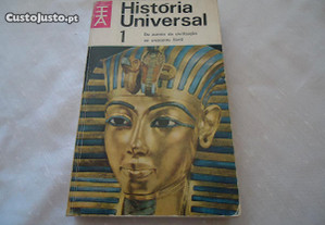 Livro História Universal 1 da aurora da civilização ao crescente fértil 1965