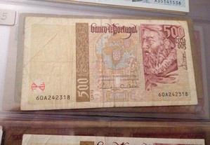 500$00 de JOÃO de BARROS, Chapa 13 de 11 SETEMBRO 1997 de BEM Conservada (BC) conforme as fotos