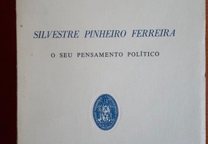 Silvestre Pinheiro Ferreira. O seu Pensamento