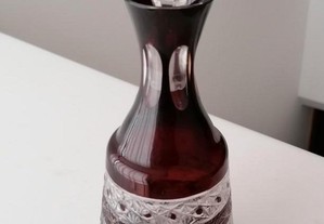 Garrafa de licor em cristal alemão Kromer