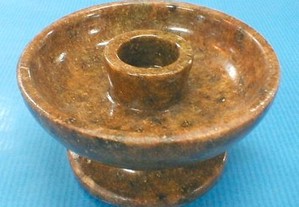 Castiçal de pedra de sabão 8,5x4,5cm
