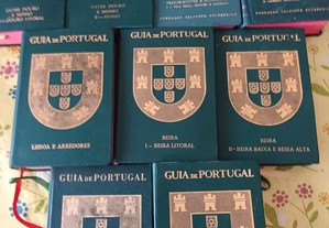 Guias de Portugal , edição Gulbenkian , 9 volumes