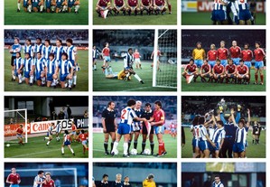 Lote de 100 fotos do jogo FC Porto vs Bayern Munique (Final da Taça dos Campeões Europeus 1987)