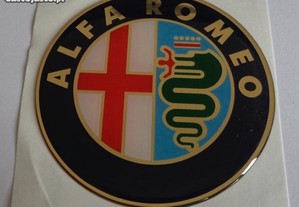 Símbolos Alfa Romeo em vinil de 75mm
