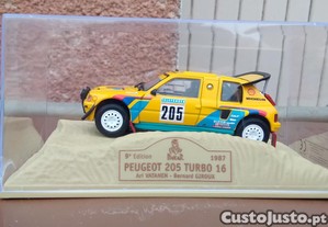 Peugeot 205 turbo16  N�205 Winner Rally Paris - Dakar 1987