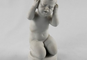 Figura de menino em biscuit porcelana Artibus