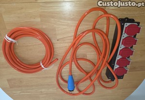 Extenso de 5 tomadas 5x 3.5 mm preo (10 euros)