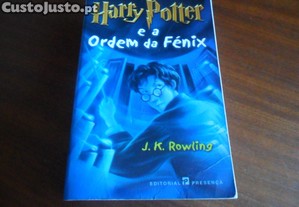 "Harry Potter e a Ordem da Fénix" de J. K. Rowling - 1ª Edição de 2003