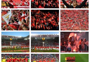 Lote de 65 fotografias do jogo SL Benfica vs Sevilha (Final da Liga Europa 2014)