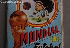 Caderneta de cromos Caricaturas e Fotos Mundial de Futebol Espanha 82 (faltam 33 cromos)