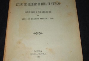 Livro Estudo dos Tremores de Terra em Portugal