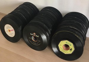 Lote de 325 discos de vinil singles