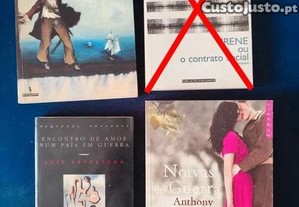 Lote 3 Livros Romances de Época: Luis Sepúlveda / Luísa Costa Gomes
