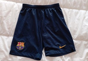 Calções de futebol do FC Barcelona da Nike - Tamanho para crianças de 10 a 12 anos