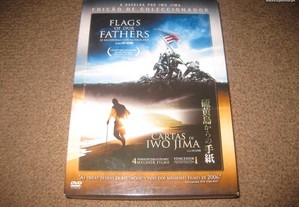 "As Bandeiras dos Nossos Pais e Cartas de Iwo Jima" de Clint Eastwood com Box Arquivadora