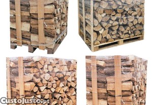 Lenha dispon�vel-4 Paletes (2 de Carvalho Branco + 2 de Faia/Carpa)   Troncos de 50 cm
