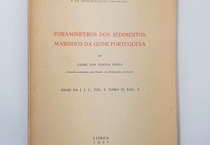 ZOOLOGIA Jaime dos Santos Pinto // Foraminíferos da Guiné Portuguesa 1950 Dedicatória