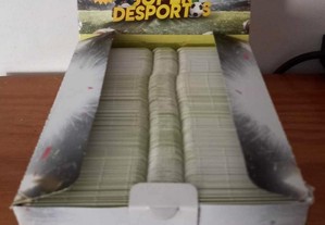 Artigo de Coleção -ARTIGO RARO - Caixa com 250 packs (1000 cartas) Pingo Doce - Super Desportos