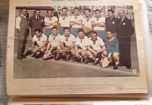 Banco Nacional Ultramarino futebol separata 1954 r