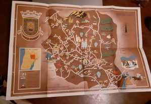 Alenquer mapa 1959 edição Rotep raro