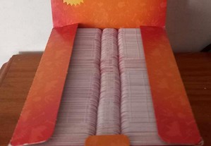 Artigo de Coleção -ARTIGO RARO - Caixa com 250 packs (1000 cartas) Pingo Doce - Super Animais 3