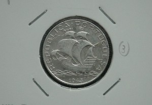 632 - República: 2$50 escudos 1945 prata, por 6,00