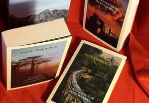 Paul Theroux: 4 livros novos, nunca lidos, impecáveis.