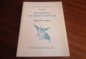 "Quadras ao Gosto Popular" de Fernando Pessoa - 3ª Edição de 1975