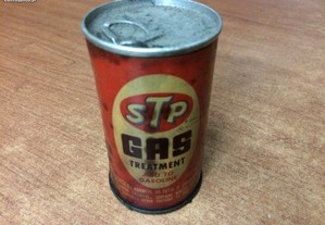 Lata Antiga Cheia STP - GAS Tratment ADD Gasoline - 120 ml - (Made in USA) - Anos 70".
