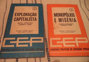 2 Livros CEP Exploração Capitalista e Monopólios