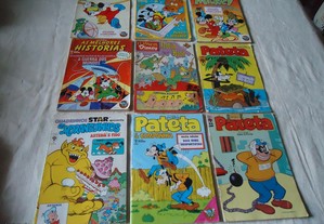 Vários livros Walt Disney -Pateta ,Mickey,Robin Hood anos 80